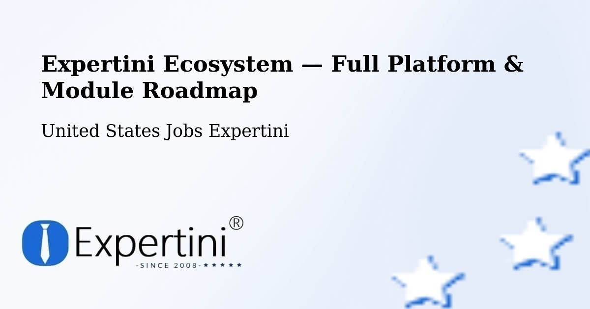 Expertini Ecosystem — Full Platform & Module Roadmap – Cabazon