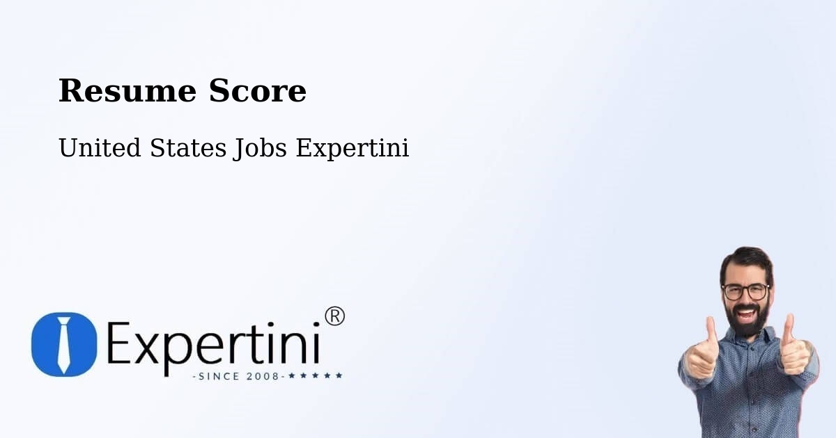 Resume Score & Job Description Match Tool – Cabazon - United States Jobs Expertini